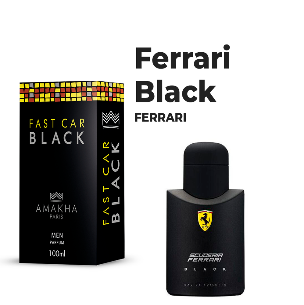 Ferrari Black 100ml - Fast Car Amakha Paris