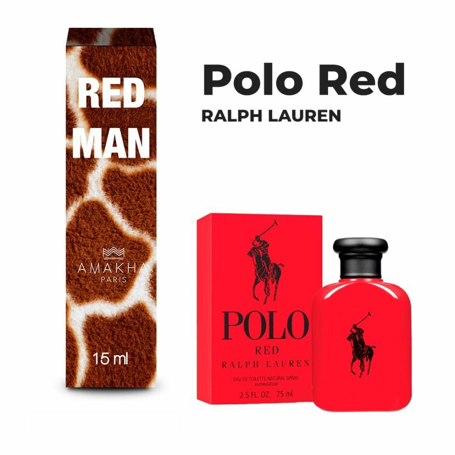 Polo Red - Red Man Amakha Paris