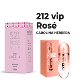 212 Vip Rose 100ml - 521 Rose Vip Amakha Paris