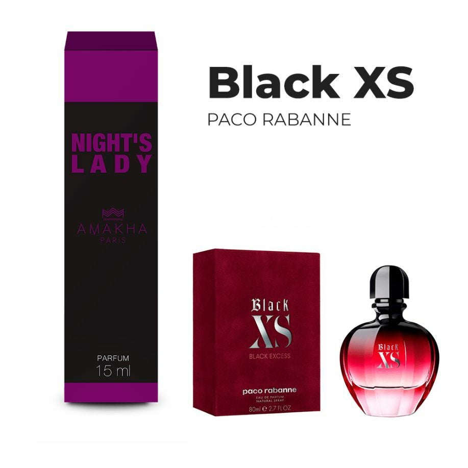 Black Xs Pacco Rabanne - Night Lady Amakha Paris