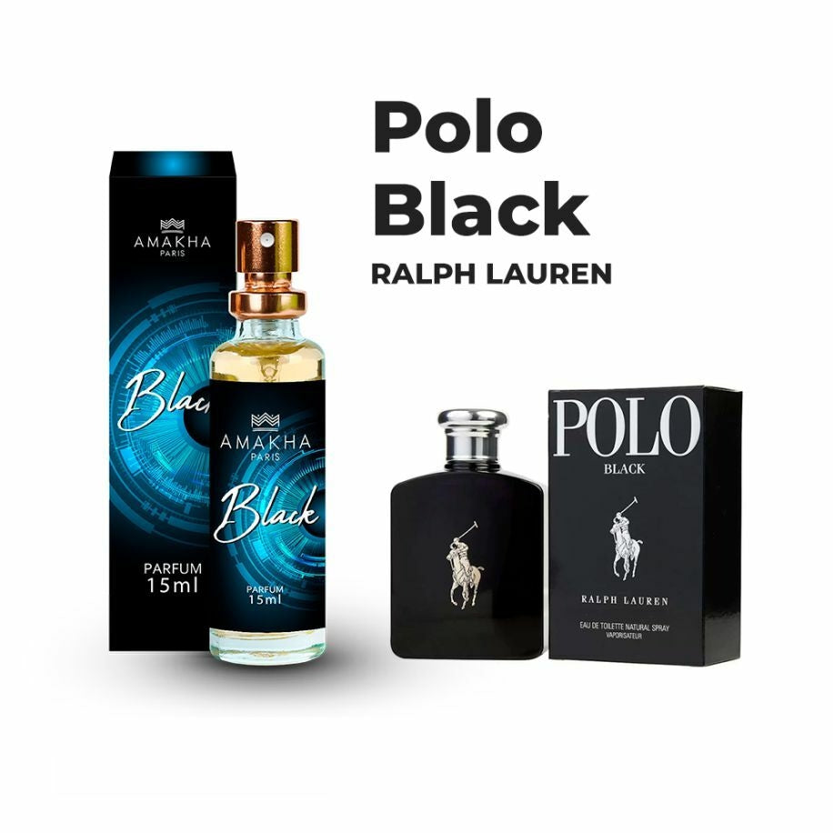 Polo Black - Black Amakha Paris